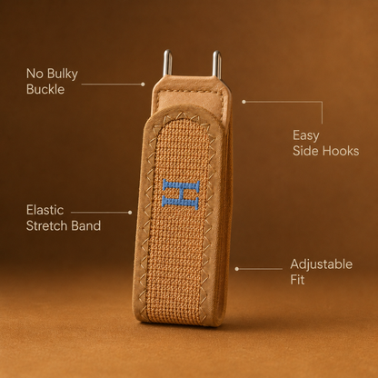 FlexBelt® — The Invisible No-Buckle Belt